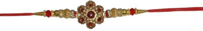 BHAVYA SALES Designer New_Mangalam449-11-N2 Assorted Rakhi  Set(2 rtakhi)