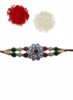 BHAVYA SALES Designer Rakhi pack of 1 (5) Assorted Rakhi  Set(Pack of 1)