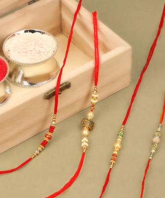 Aurum Designer SBL 2, SBL 29, SBL 33, SBL 36 Assorted Chawal Roli Pack  Set(Rakhi::Roli Chawal)