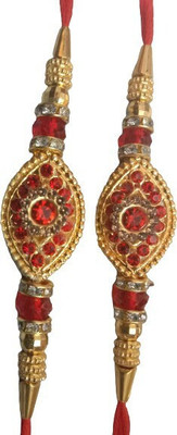 Bhavya Sale Religious New_Mangalam468-11 Assorted Rakhi  Set(2)