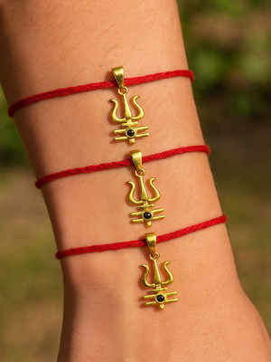 Digital Dress Room Thread 13RAK-833-3 Assorted Rakhi  Set(3 Rakhi)