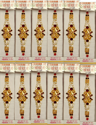 lekhbhav Designer LK14 Assorted Rakhi  Set(12)