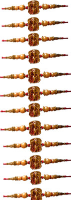 lekhbhav Designer SKT112 Assorted Rakhi  Set(12)
