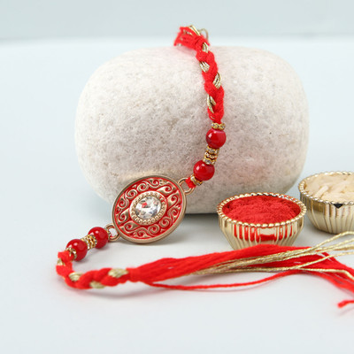 FNP Thread GIFTSFNP22455_RK22 Mauli Thread Rakhi  Set(3)