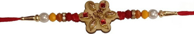BHAVYA SALES Designer New_Mangalam38-11-N2 Assorted Rakhi  Set(2 rtakhi)