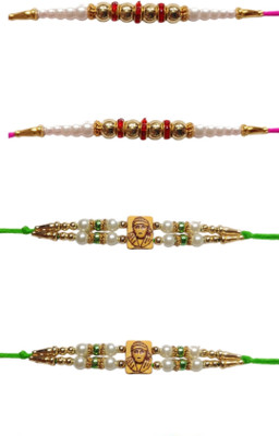 BHAVYA SALES Designer LK80-N2 Assorted Rakhi  Set(DESIGNER HANDMADE RAKHI SET)