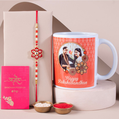 FNP Thread GIFTSFNP25649_RK23 Mauli Thread Mug  Set(4)