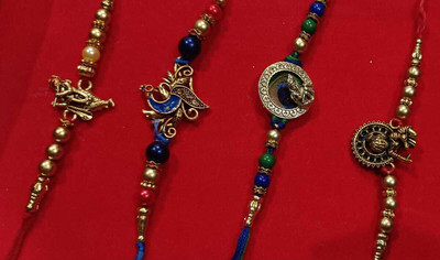 Danilo Bracelet PC-RK-KR Mauli Thread Rakhi  Set(PACK OF 4)