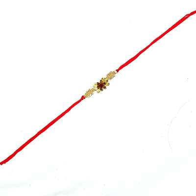 BHAVYA SALES Designer NR55-11-N2 Mauli Thread Rakhi  Set(Designer Rakhi Set of 2 for beloved brother)