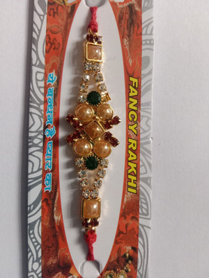 BHAVYA SALES Designer skt1090-N2 Assorted Rakhi  Set(1)