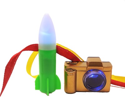 VRSPKA Rakhi  Set(Chandryan Rocket and Camera Kids Light 2 set Rakhi)