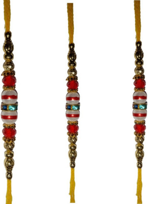 DARSHITABHAV Designer New_Mangalam39_FW Assorted Rakhi  Set(3)