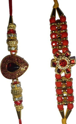 BHAVYA SALES Designer New_Mangalam431-N2 Assorted Rakhi  Set(2)