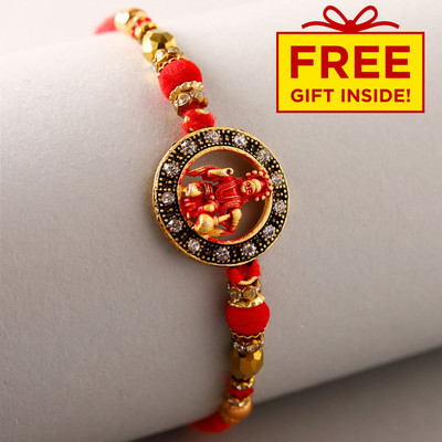 FNP Thread GIFTSFNP19454-P_RK21 Mauli Thread Rakhi  Set(4)