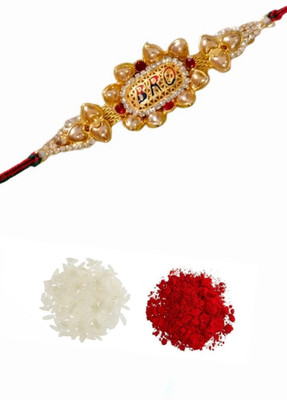 BHAVYA SALES Designer SKT1053-N2 Assorted Rakhi  Set(1 DESIGNER HANDMADE RAKHI)
