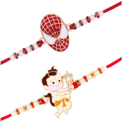 VIVASTRI Designer 1235-1166RKG Jute Rakhi  Set(2 Rakhi)