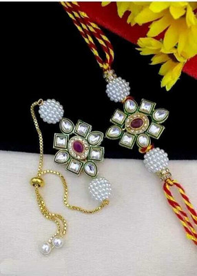 ARADHEMA Designer RKG_49 Assorted Rakhi  Set(Pack of 2)