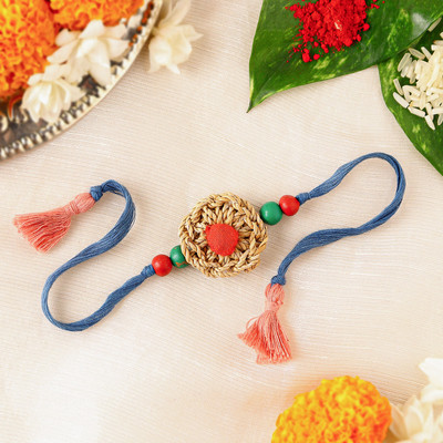 FNP Thread GIFTSFNP29396_RK24 Mauli Thread Rakhi  Set(3)