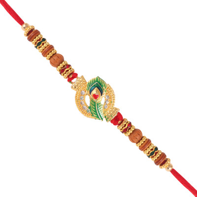 VIVASTRI Thread 1182RKG Assorted Rakhi  Set(1 Rakhi)