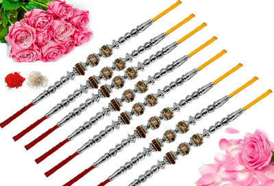 URBANELA Designer j_8-RK07 Assorted Rakhi  Set(8 Rakhi)