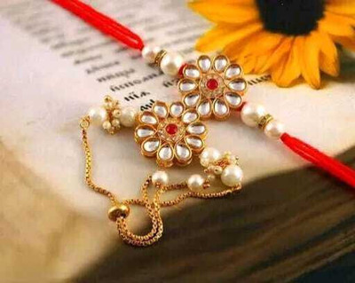 ARADHEMA Designer RKG_6 Assorted Rakhi  Set(Pack of 2)