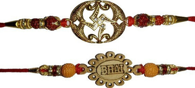 BHAVYA SALES Designer Mangalam463-N2 Assorted Rakhi  Set(2)