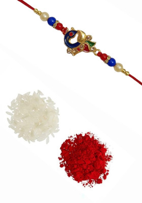 BHAVYA SALES Designer New_Mangalam454-N2-11 Assorted Rakhi  Set(1 Rakhi)