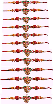 lekhbhav Designer BD11_New_Rakhi_set Assorted Rakhi  Set(12)