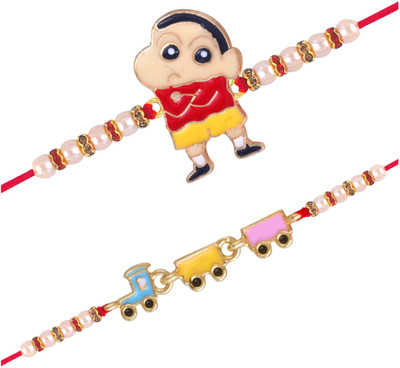 VIVASTRI Designer 1250-1251RKG Jute Rakhi  Set(2 Rakhi)