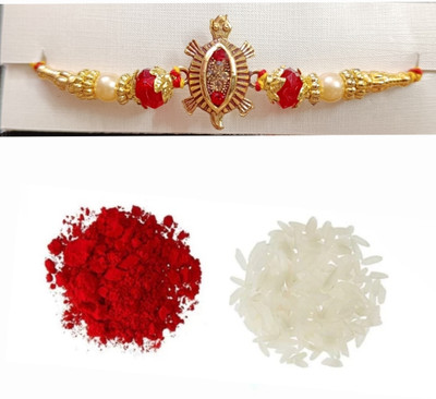 lekhbhav Designer LK286 Assorted Rakhi  Set(Bhavya sales Designer handmade ethnic rakhi for brother and sister pack of 1)