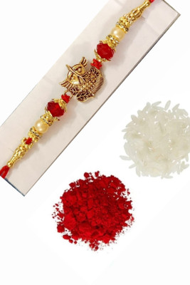 BHAVYA SALES Designer S114-N2 Assorted Rakhi  Set(1 DESIGNER HANDMADE RAKHI)