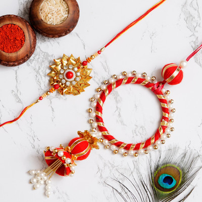 Flipkart SmartBuy Bhaiya Bhabhi 2021 Ecraft-FKSB-Design 3 Assorted Chawal Roli Pack Set(1 Lumba:: 1 Rakhi::Roli::Chawal) deal from flipkart Flipkart SmartBuy Bhaiya Bhabhi 2021 Ecraft-FKSB-Design 3 Assorted Chawal Roli Pack Set(1 Lumba:: 1 Rakhi::Roli::Chawal) deal from flipkart