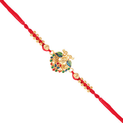 VIVASTRI Thread 1180RKG Assorted Rakhi  Set(1 Rakhi)