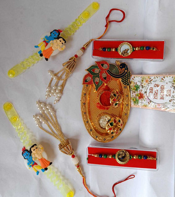 Danilo Bracelet RK-RK-S3 Mauli Thread Rakhi  Set(SET OF 3)