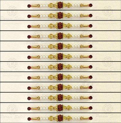 Param sales Designer 4060 Assorted Rakhi  Set(Combo of 12 Rakhi)