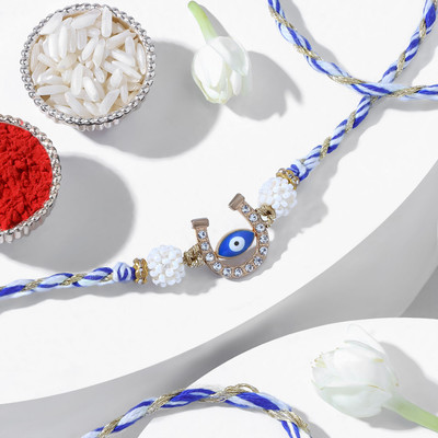 FNP Thread GIFTSFNP30768_RK25 Mauli Thread Rakhi  Set(3)