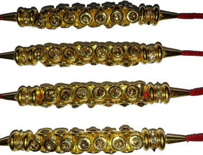 BHAVYA SALES Designer SKT10-N2 Assorted Rakhi  Set(4)