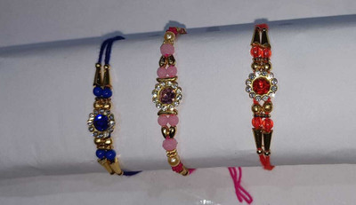 Danilo Bracelet POB-RK Mauli Thread Rakhi  Set(PACK OF 3)