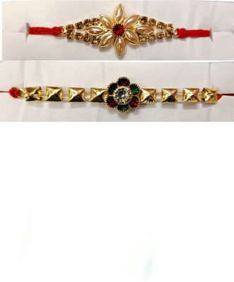 lekhbhav Designer SKT1063_New_Rakhi_set Assorted Rakhi  Set(2 rakhi)