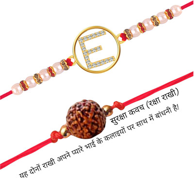 VIVASTRI Designer 1238-1231RKG Jute Rakhi  Set(2 Rakhi)