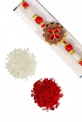 BHAVYA SALES Designer S357-N2-11 Assorted Rakhi  Set(1 Rakhi)