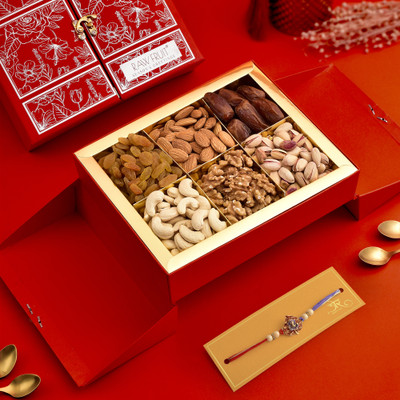 HyperFoods HF-RF-STNDBX-BASIC-RED-R113 Paper Gift Box(Red)
