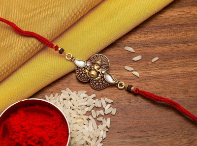Flipkart SmartBuy Thread R308 Mauli Thread Rakhi  Set(1 Rakhi)