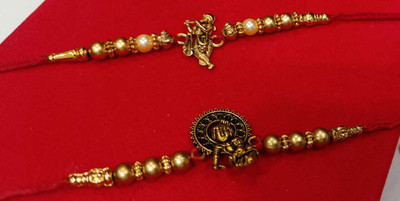 Deniyel Bracelet DY-RK-2 Mauli Thread Rakhi  Set(PACK OF 2)