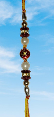 BHAVYA SALES Designer Mangalam81-11-N2 Assorted Rakhi  Set(2)