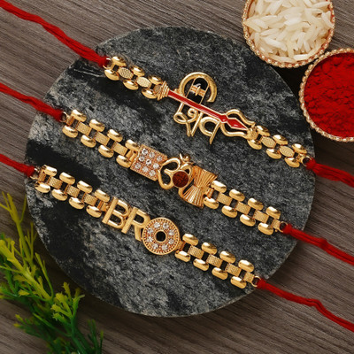 eCraftIndia Designer Rakhi Assorted Rakhi Set(3 N Rakhi, 1 Roli Chawal) deal from flipkart eCraftIndia Designer Rakhi Assorted Rakhi Set(3 N Rakhi, 1 Roli Chawal) deal from flipkart