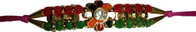 BHAVYA SALES Designer Mangalam35-11-N2 Assorted Rakhi  Set(3)