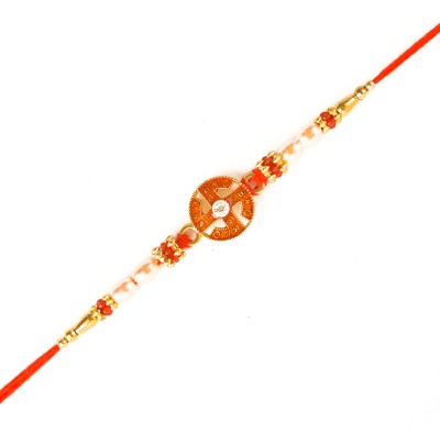 swastikart Bhaiya Bhabhi Swasnewrakhi7 Assorted Rakhi  Set(Rakhi, GreetingCard, Roli, Chawal)