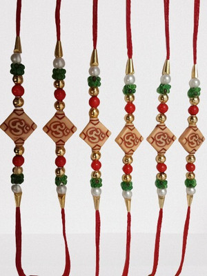 lekhbhav Designer DB2 Assorted Rakhi  Set(6)