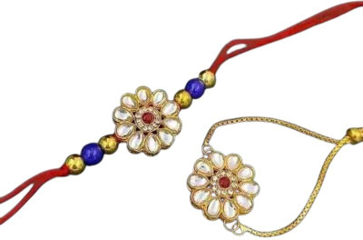 Aamrapali Silver Gems Thread Rakhi(UJ)-63-AP:P2 Mauli Thread Rakhi  Set(27 Rakhi)